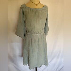 Michael Stars Light Blue Gauze Dress